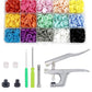 Press Stud Kit with 600 Eyelets Sewing