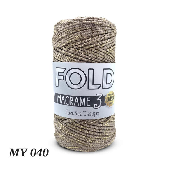 Fold Macrame 3 Lurex