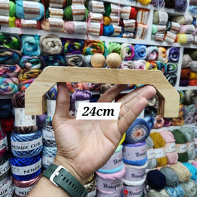wooden handle for a handbag