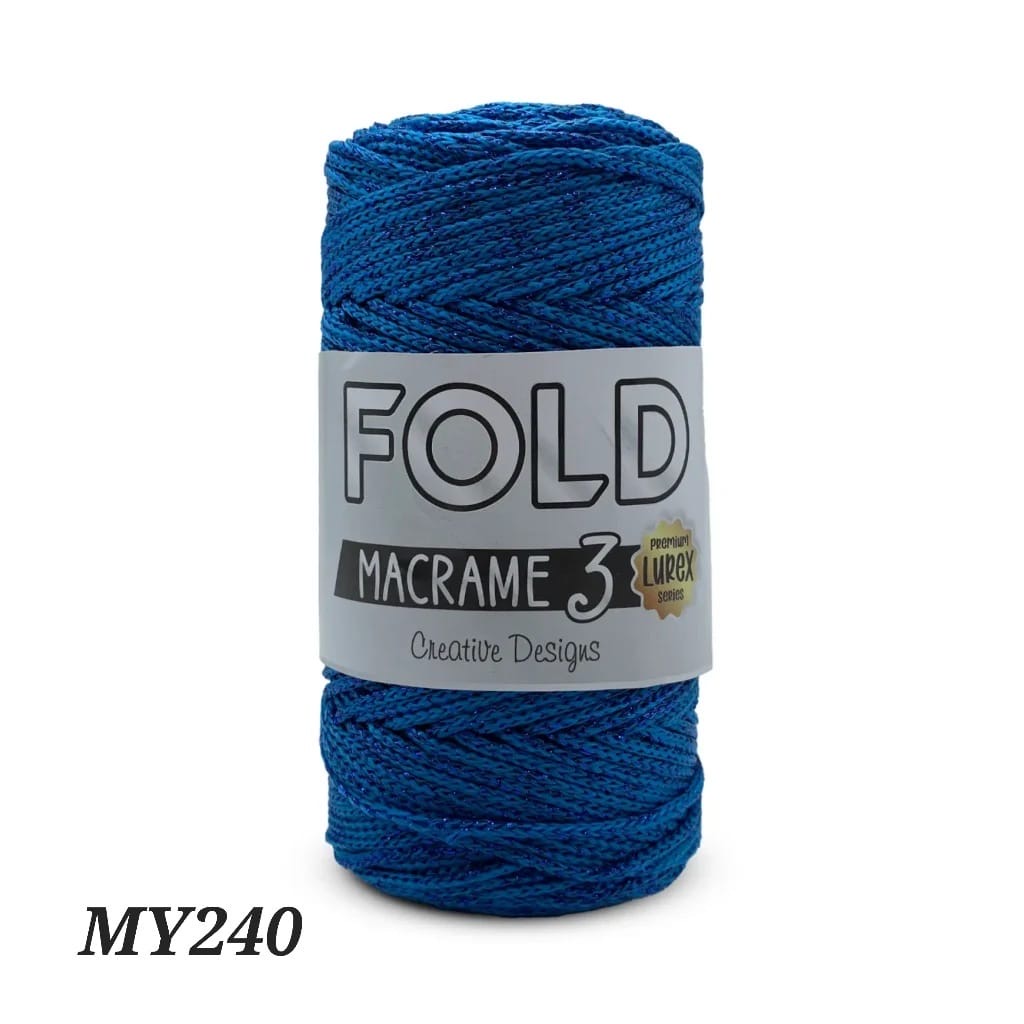 Fold Macrame 3 Lurex