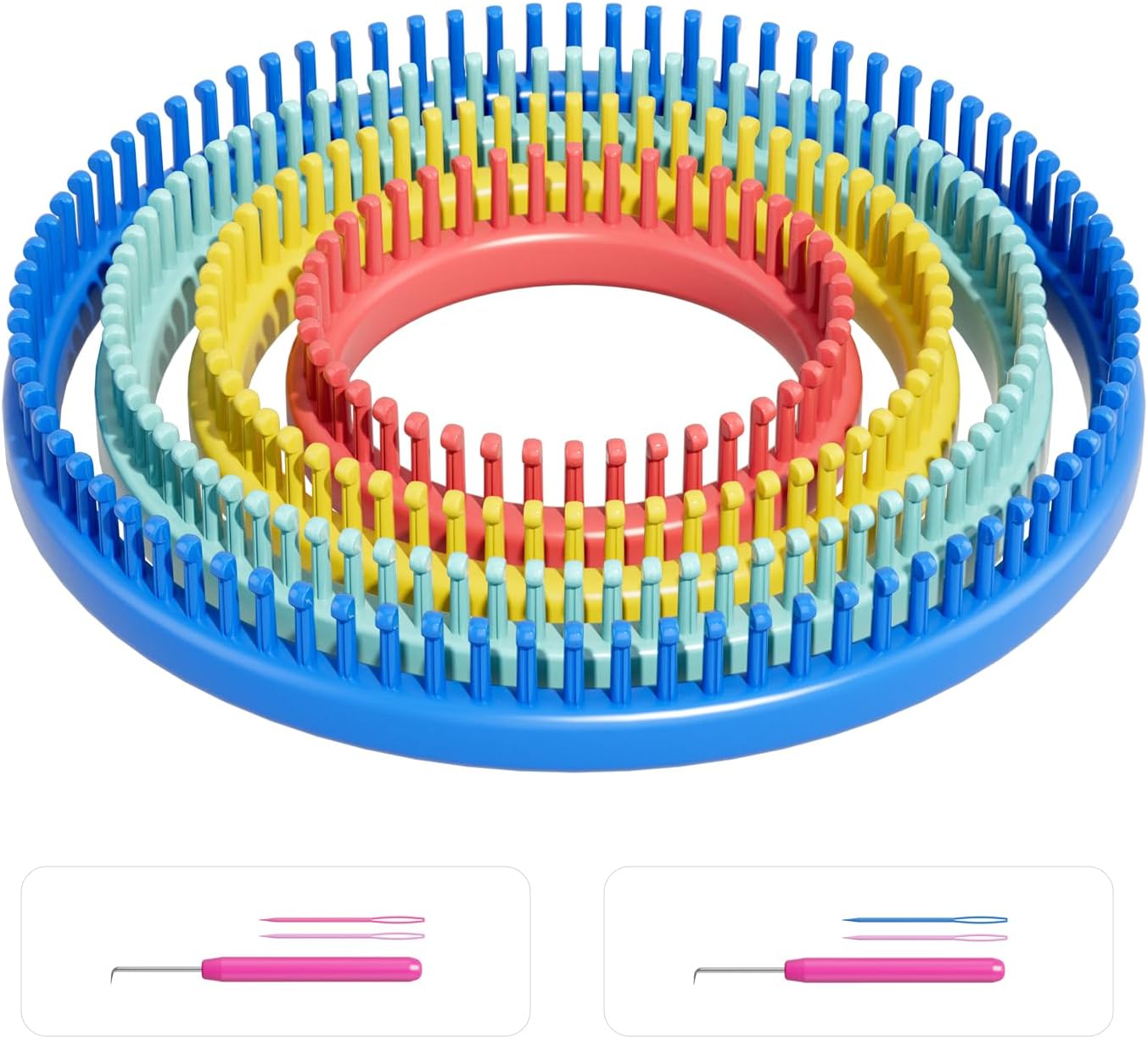 Round Knitting Looms Set- Set of 4