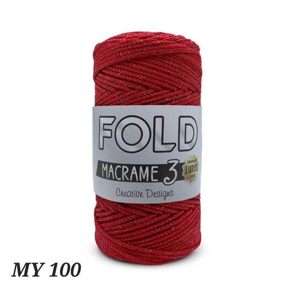 Fold Macrame 3 Lurex