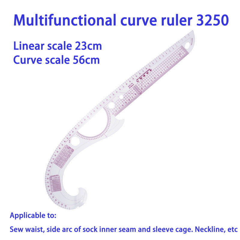 Curve Egd Ruler Pattern Making Multifunctional Curve Ruler 3250 | mercerieyoussef