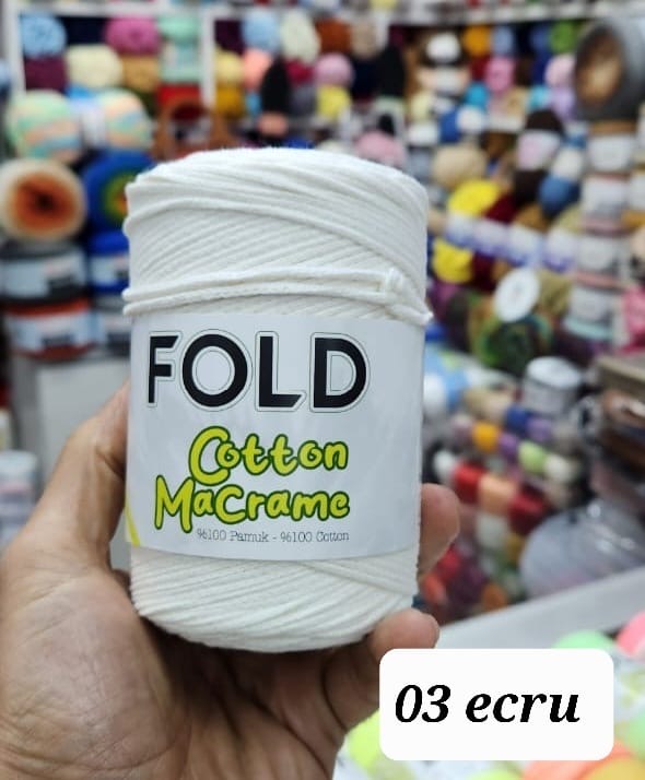 Fold Cotton Macrame