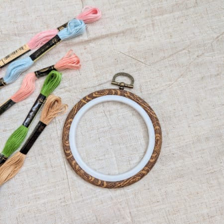 Imitated Wood Embroidery Hoop