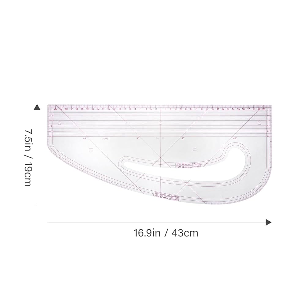 Curved Ruler For Pattern Making Pattern Making French Curve Ruler 8511 | mercerieyoussef