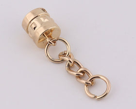 Gold-Toned Metal Tassel Cap (2 pieces)