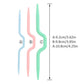 Plastic Curved Cable Needles (twist needles)(3 pcs)