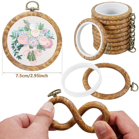 Imitated Wood Embroidery Hoop