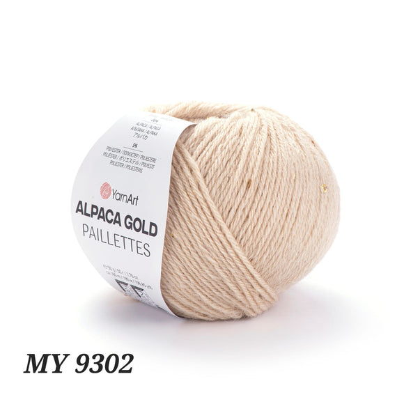 YarnArt Alpaca Gold Paillettes