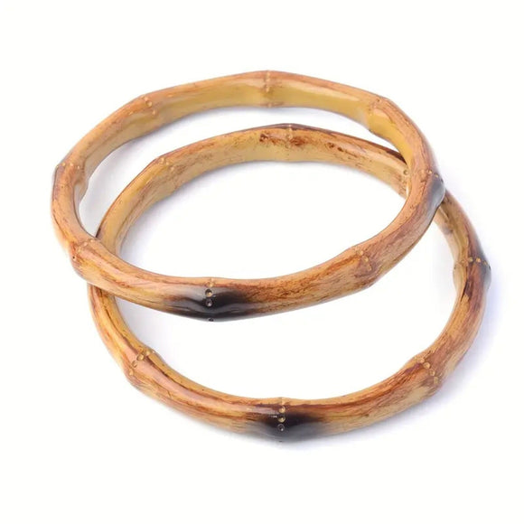 Plastic Bamboo Bag Handle 13cm  (pair)