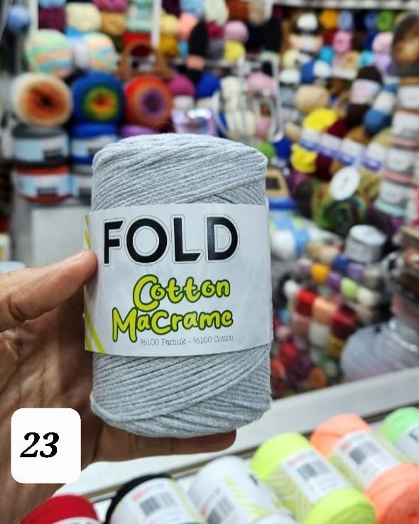 Fold Cotton Macrame