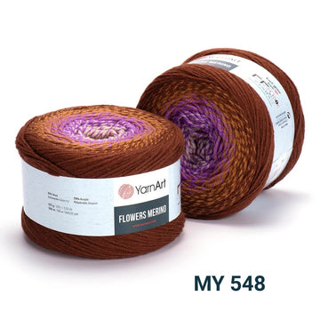 Buy my-548 YarnArt Flowers Merino