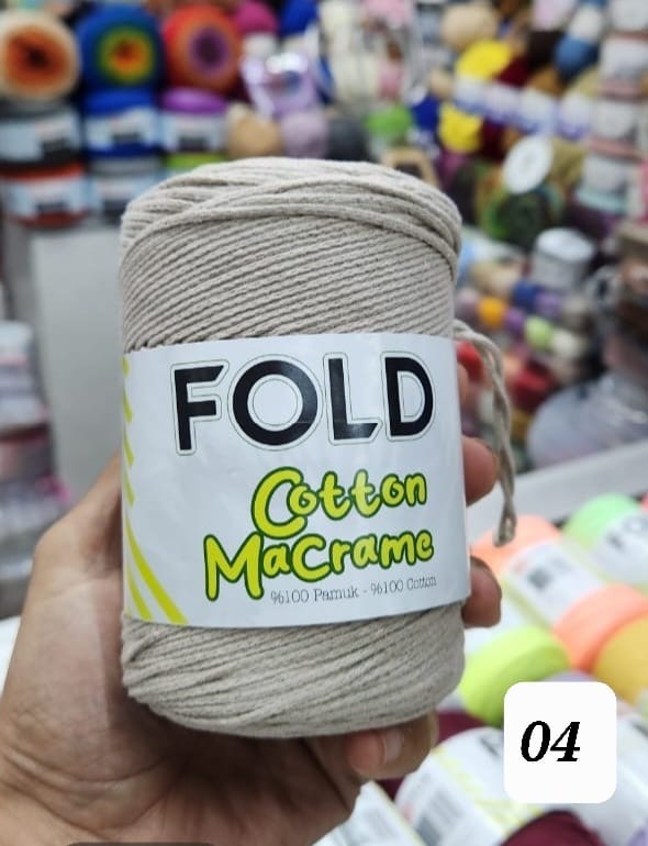 Fold Cotton Macrame