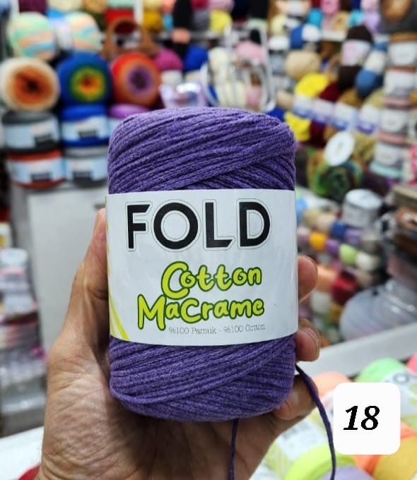 Fold Cotton Macrame