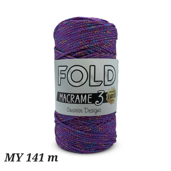Fold Macrame 3 Lurex