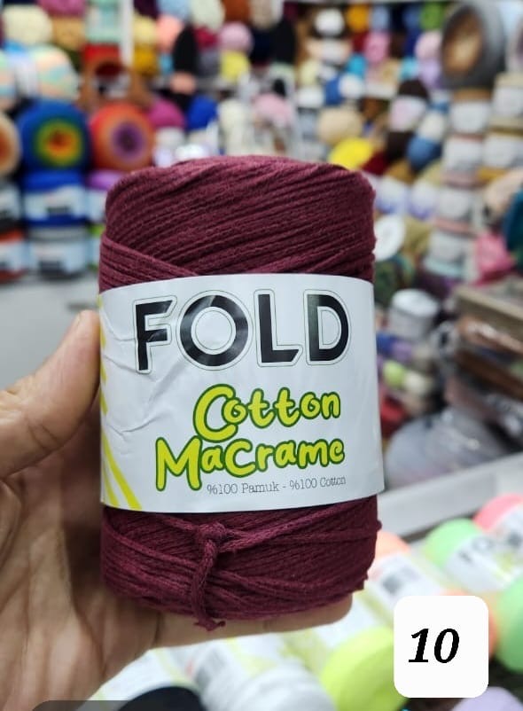 Fold Cotton Macrame