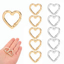 Heart snap clasp-1