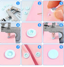 Press Stud Kit with 600 Eyelets Sewing-4
