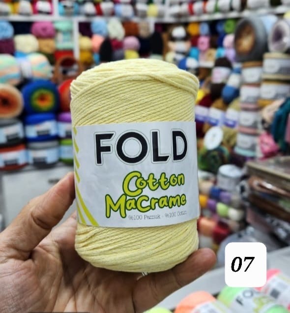 Fold Cotton Macrame