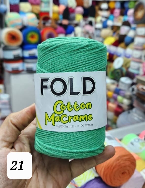 Fold Cotton Macrame