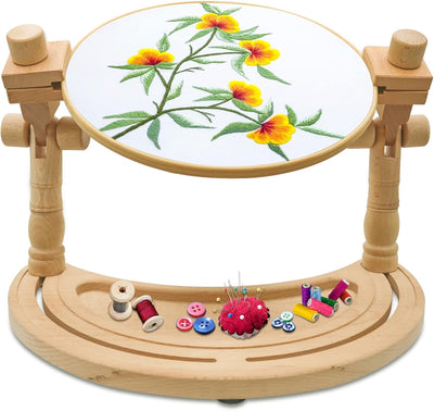 Embroidery Hoop Stand Adjustable - 360°Rotated Embroidery Frame Stand
