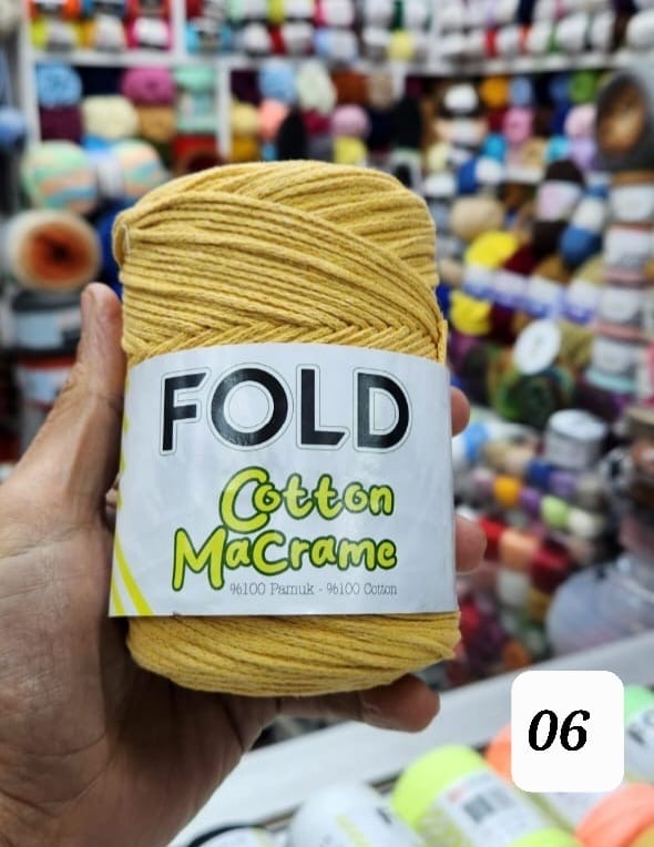 Fold Cotton Macrame