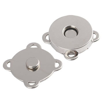 Buy silver Magnetic Snap Buttons (Crochet Bag Closure)