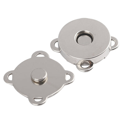 Buy silver Magnetic Snap Buttons (Crochet Bag Closure)