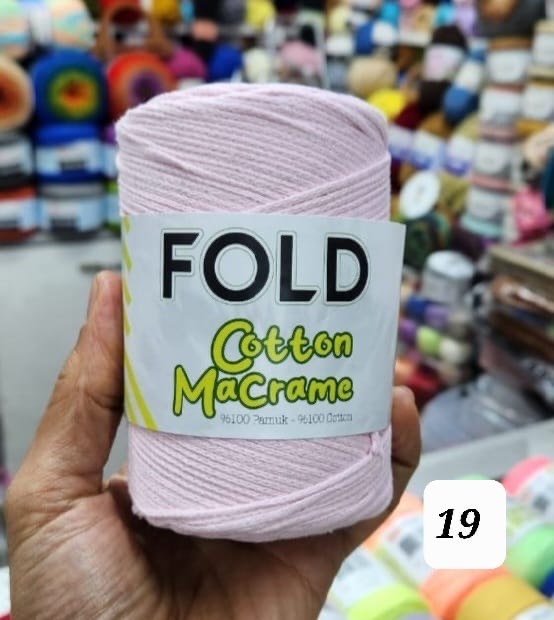 Fold Cotton Macrame