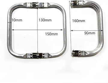 Metal Purse Frame Clasp for Clutches & Bags – 14 to 30 cm