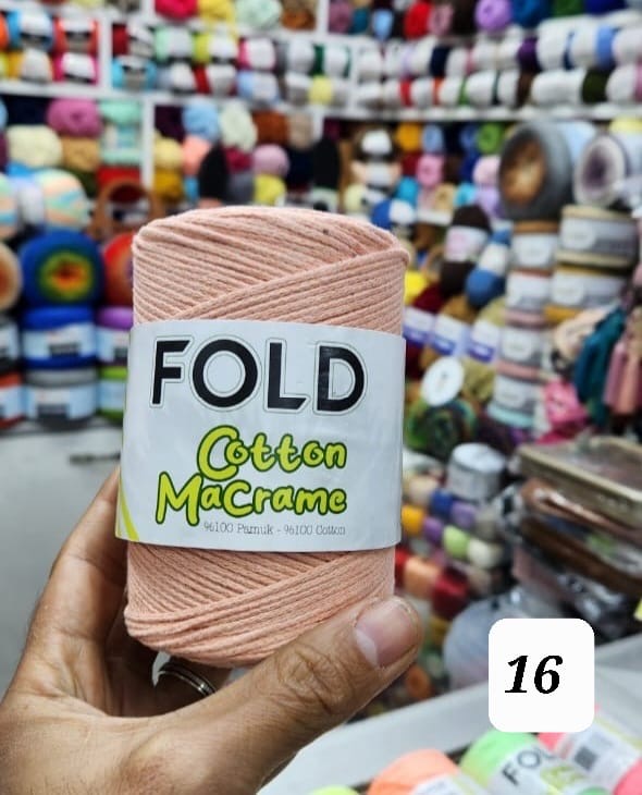 Fold Cotton Macrame