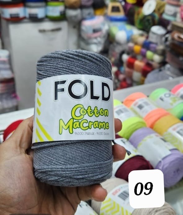 Fold Cotton Macrame