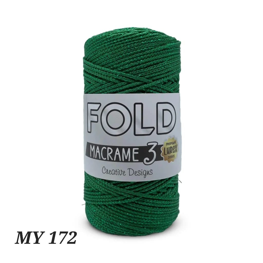 Fold Macrame 3 Lurex