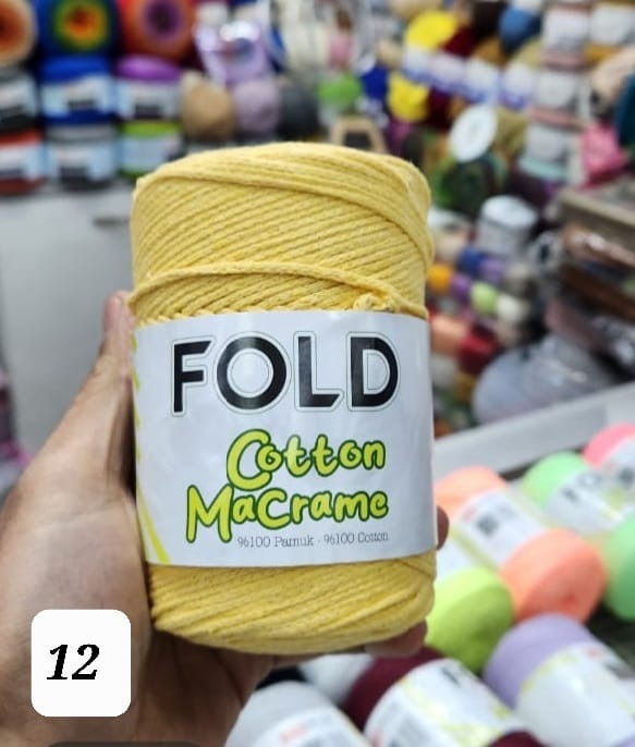 Fold Cotton Macrame