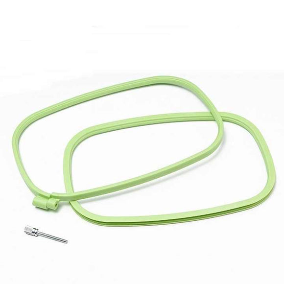 Squared Plastic Embroidery Hoops (5 pieces)