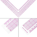 Plastic L Sewing Quilting Ruler, 5808-2