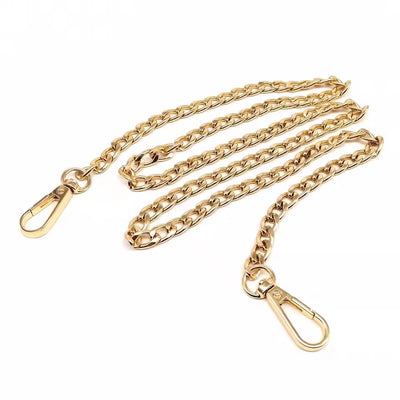 metal curb chain replacement strap for a handbag or purse.