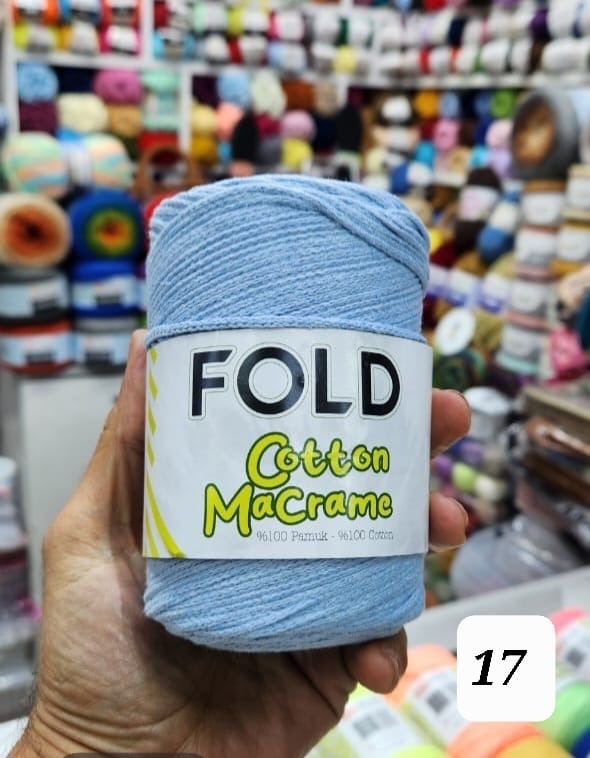 Fold Cotton Macrame