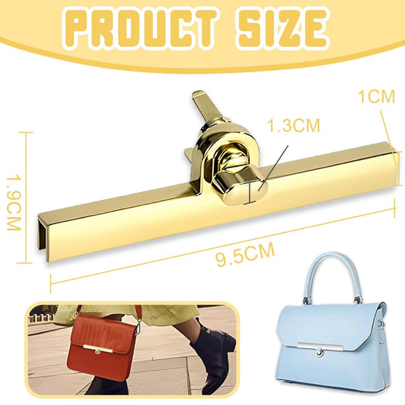 Bag Metal Clasp Turn Locks Twist Button