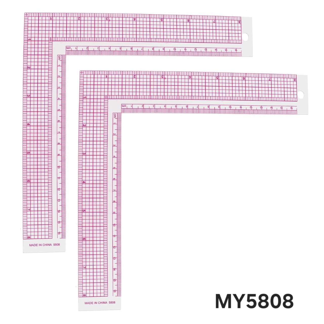 Plastic L Sewing Quilting Ruler, 5808
