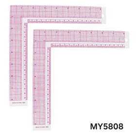 Plastic L Sewing Quilting Ruler, 5808