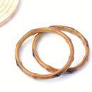 Plastic Bamboo Bag Handle 13cm  (pair)-1