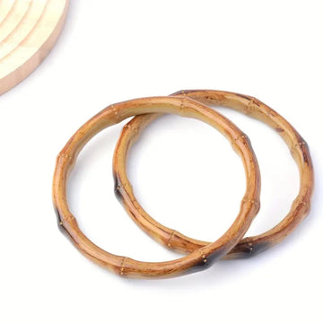 Plastic Bamboo Bag Handle 13cm  (pair)