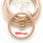 Nurge Beech Embroidery Hoops (8 mm hoop depth only)