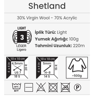 YarnArt Shetland - 0