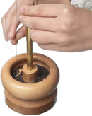 Wooden Manual Seed Bead Spinner Holder-3