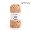 Cotton gold paillettes-4