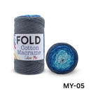 Fold Cotton macramé colour mix-3