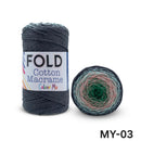 Fold Cotton macramé colour mix-2